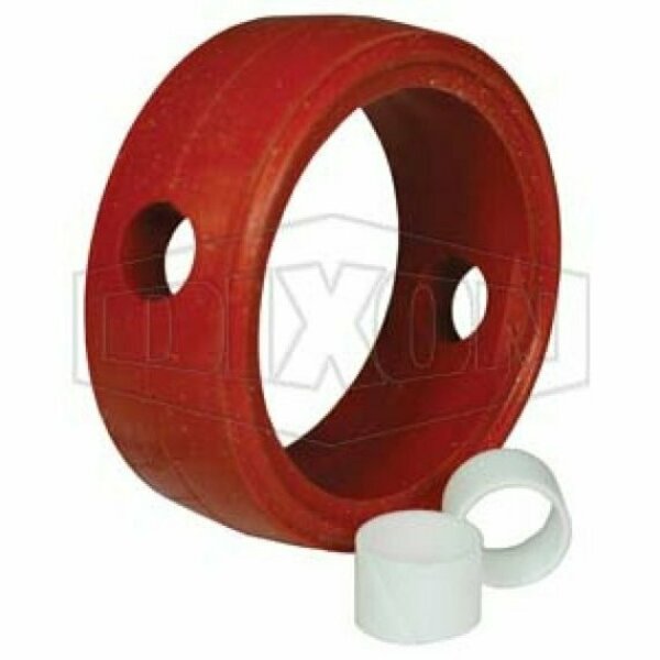 Dixon Valve Repair Kit, For Use with Clamp End and Weld End Butterfly Valves, Silicon, Red B5104-RKS200